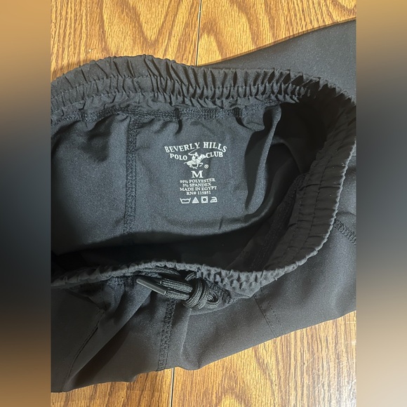 Beverly Hills Polo Club Black Athletic Shorts-Size Medium - Picture 3 of 7